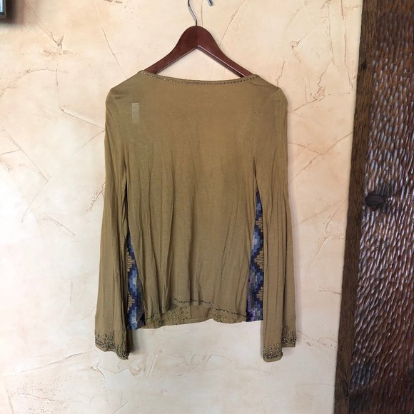 Free People long sleeve beaded top - Picture 3 of 3